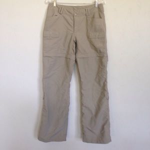 🔥North face Detachable Hiking Pants sz. 8 Woman's